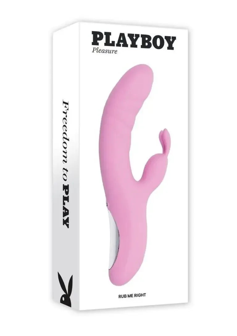 Playboy Rub Me Right Thrusting Rabbit Vibrator - Puppy's Aesthetics