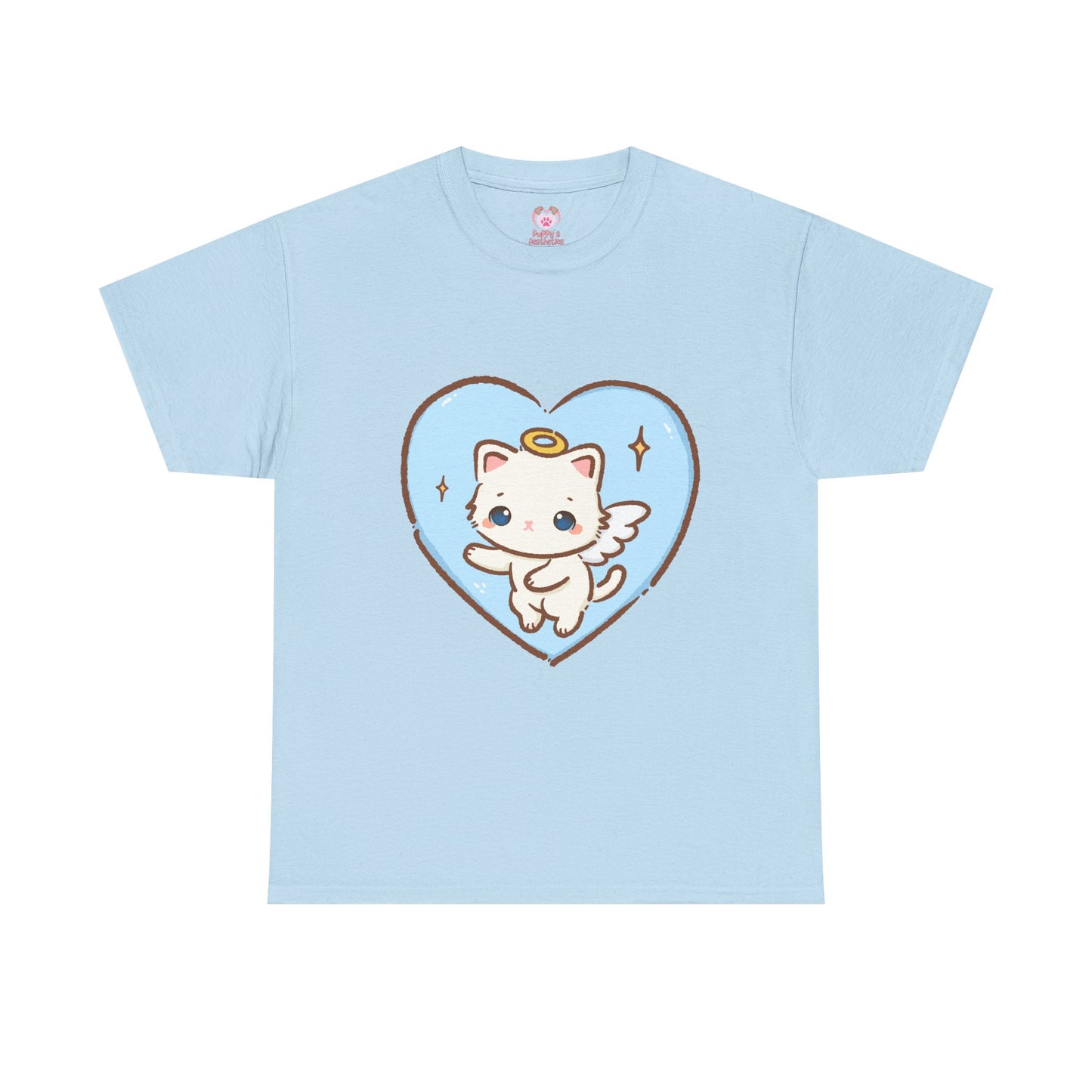 Adorable Angel Kitty Play Tee - Puppy's Aesthetics