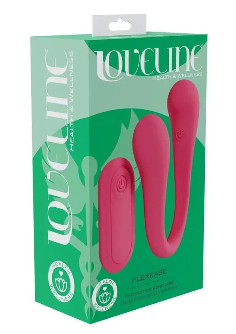 Loveline FlexEase Bend 10 Function Silicone Vibrator - Puppy's Aesthetics