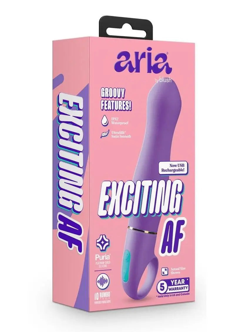 Aria Exciting AF Rechargeable Silicone Vibe