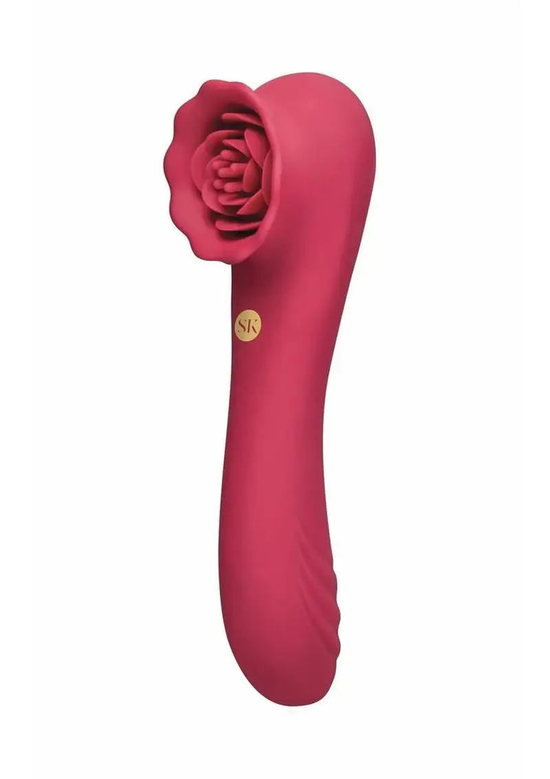 Secret Kisses Rosegasm Quake Silicone Dual Vibe
