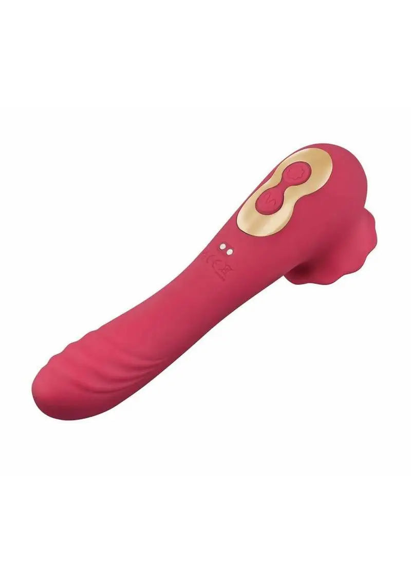Secret Kisses Rosegasm Quake Silicone Dual Vibe