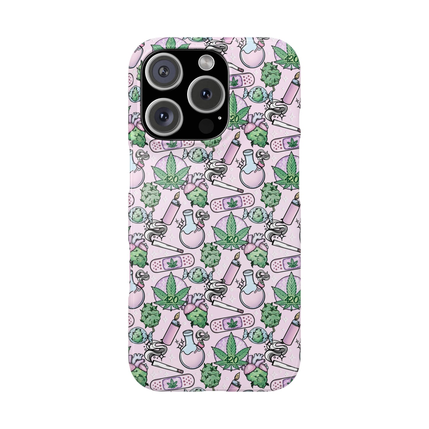 Cute Cannabis iPhone Slim Case
