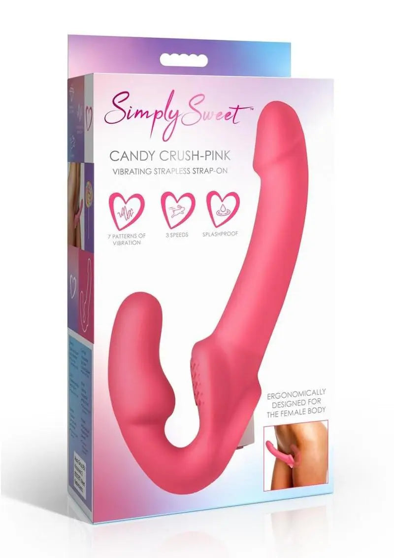 Simply Sweet Vibe Silicone Strapless Strap-On