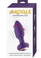 Royal Rotating Anal Plug Silicone w/Remote