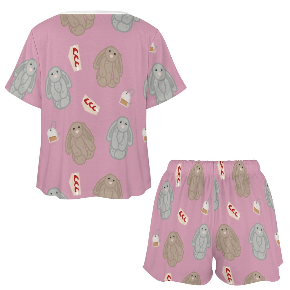Tiny Tea Party 2PC Pajama Set