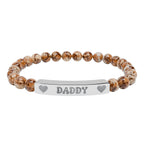 Daddy Natural Stone Bracelet (Colors)