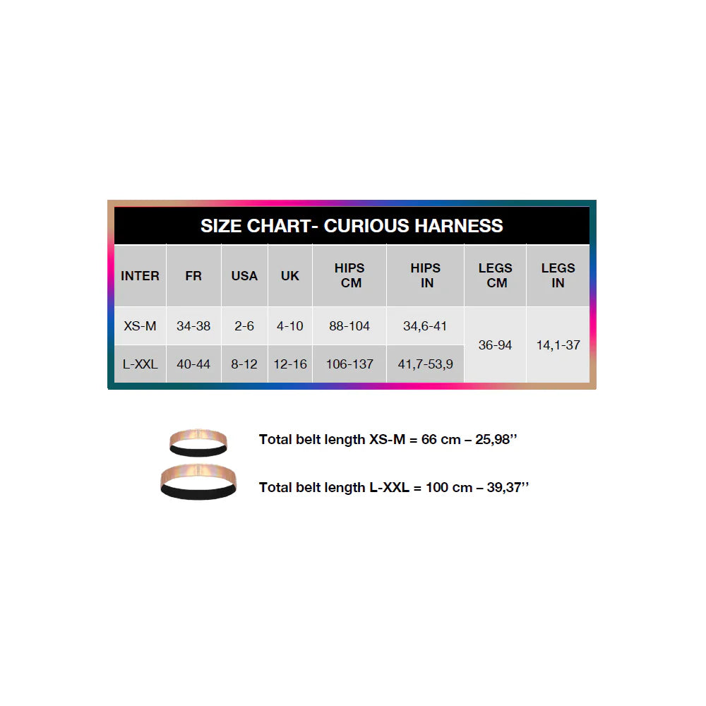 Strap Curious Rose Holographic Harness