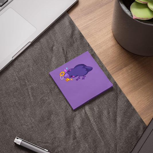 Treasure Crow Post-it® Note Pad - Puppy's Aesthetics