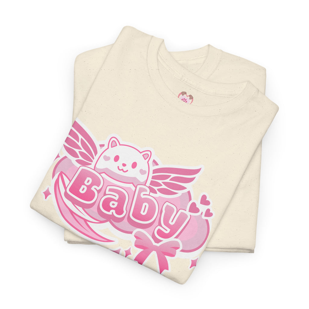 Baby Pink Wings Play Tee - Puppy's Aesthetics
