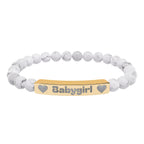 Babygirl Natural Stone Bracelet (Colors)