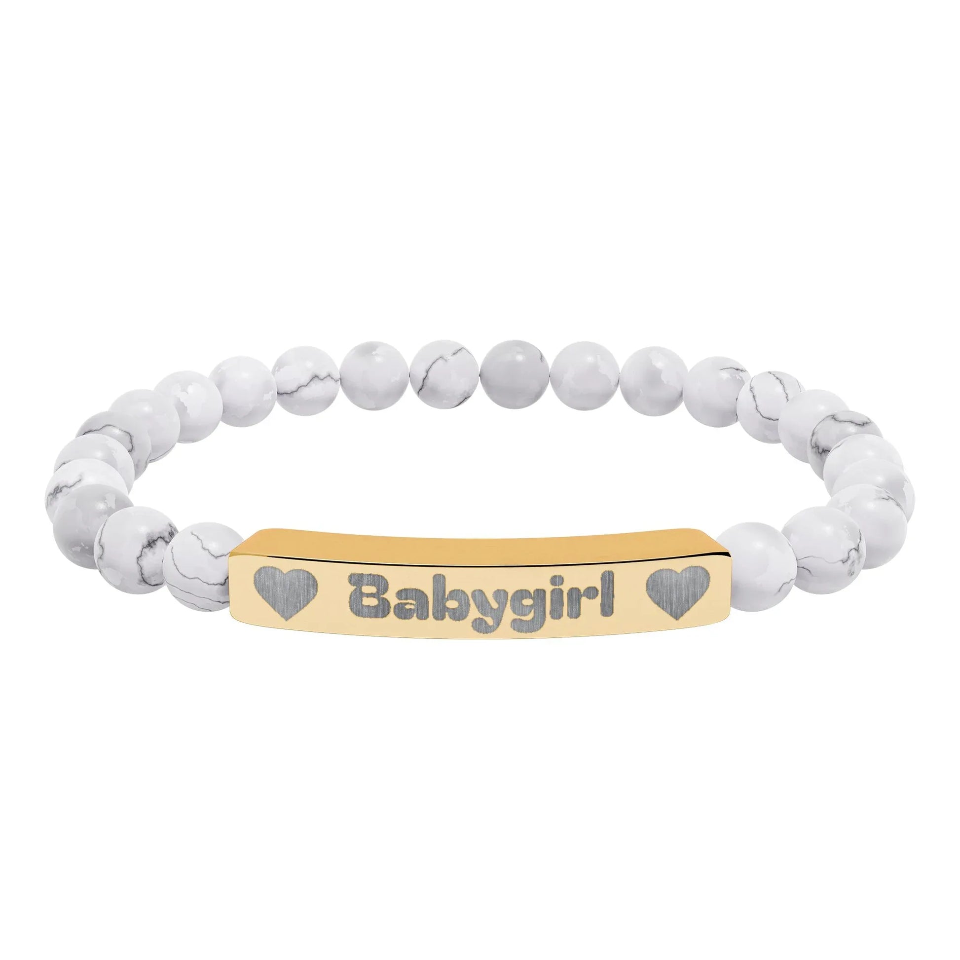 Babygirl Natural Stone Bracelet (Colors) - Puppy's Aesthetics