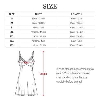 Strawberry Bow Lace Camis Nightgown