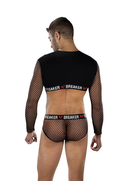 Envy Heartbreaker Mesh Briefs Set (O/S)