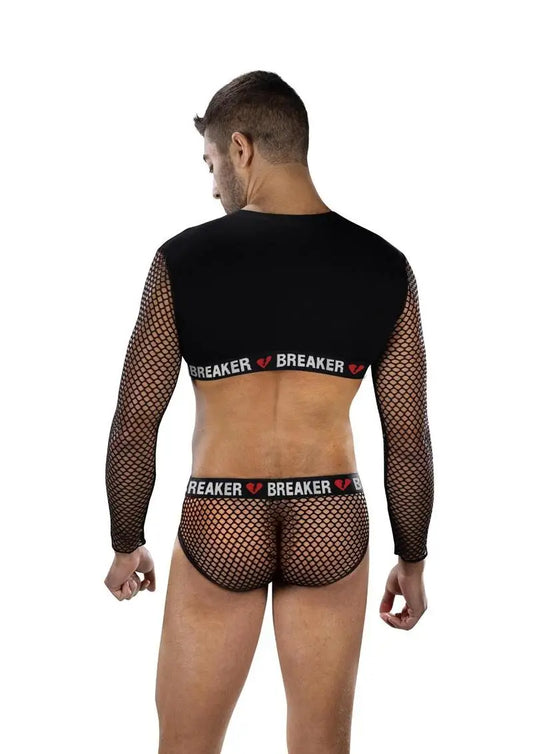 Envy Heartbreaker Mesh Briefs Set (O/S)