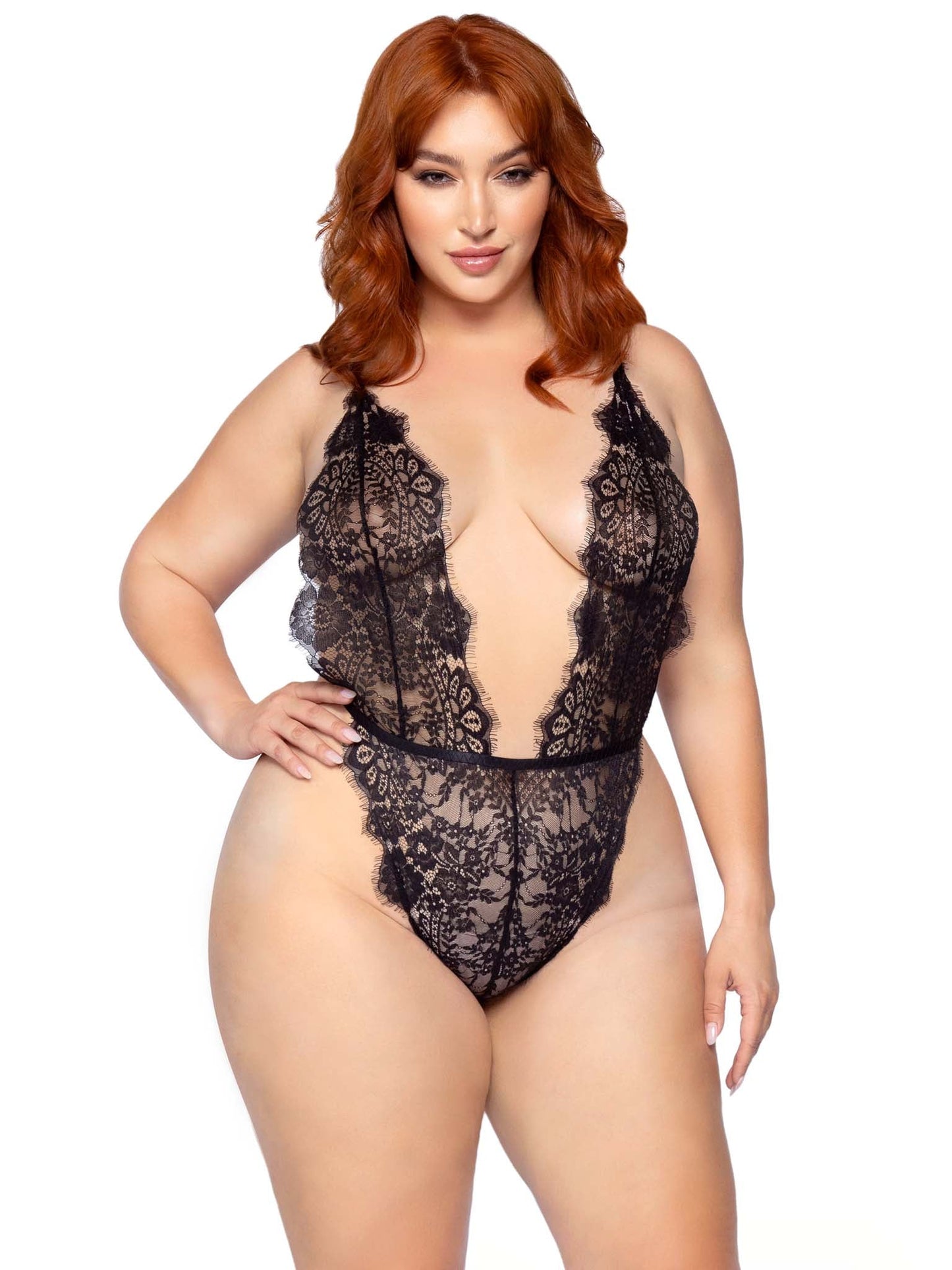 Love Affair Lace Robe & Teddy Set
