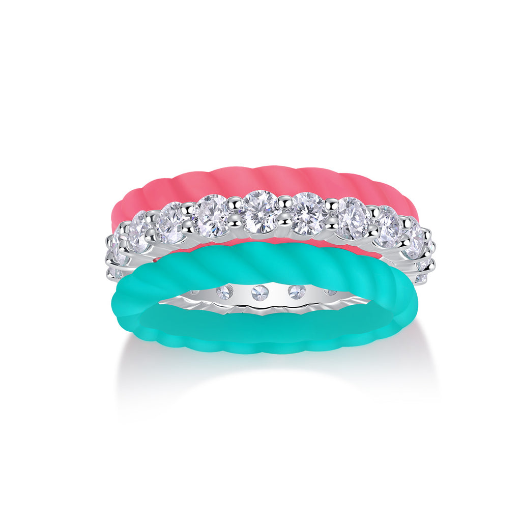 Dreamy Halo Rings – Luxurious Moissanite