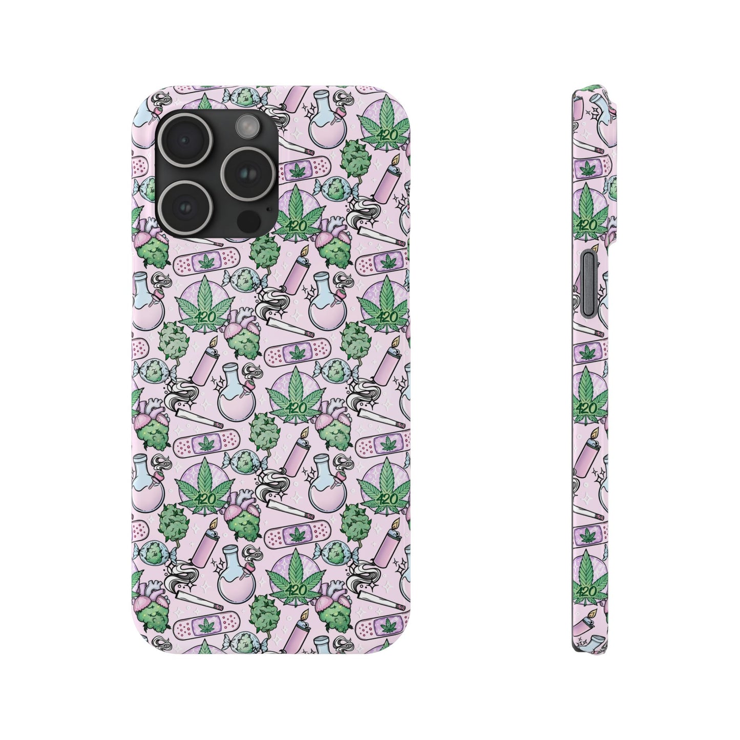 Cute Cannabis iPhone Slim Case