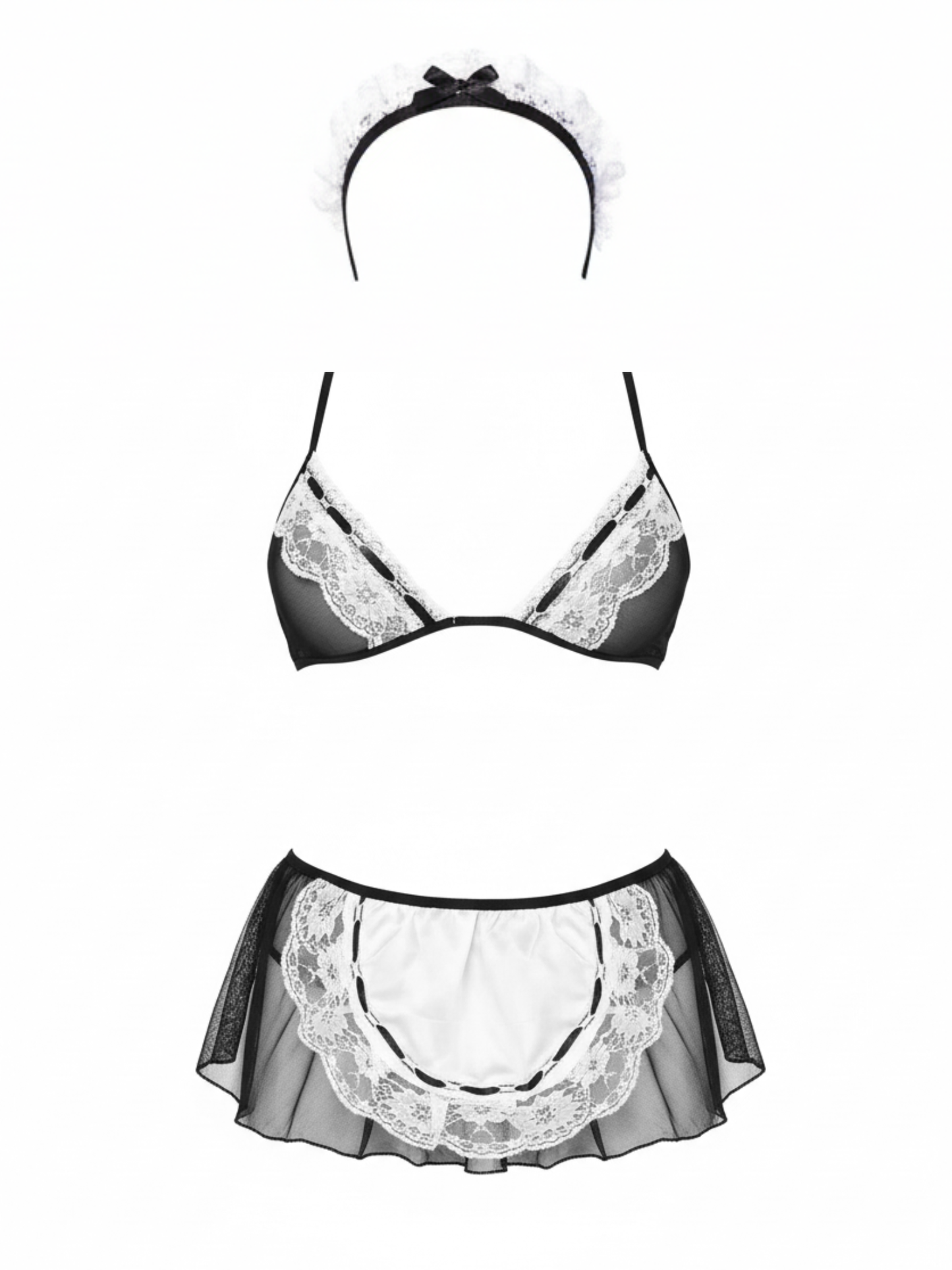Flirty French Maid Outfit Set