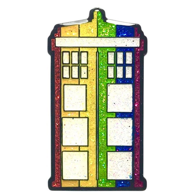 Time Traveler Pride Enamel Pin