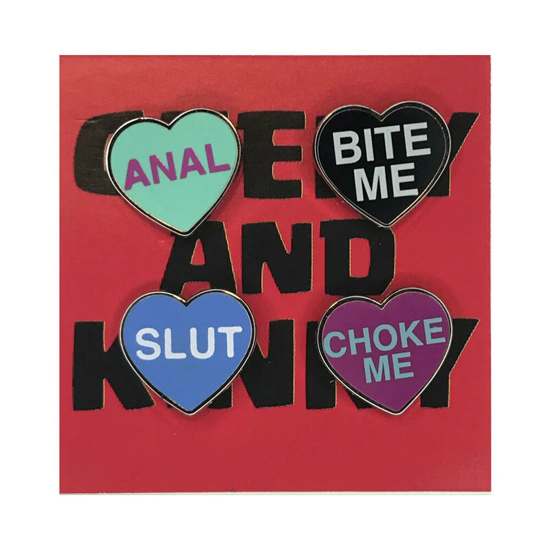 Kinky Hearts Series 1 Enamel Pin Set