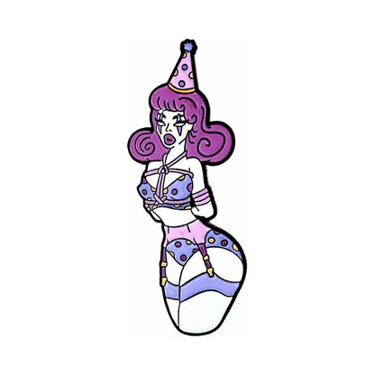 Rope Clown Enamel Pin
