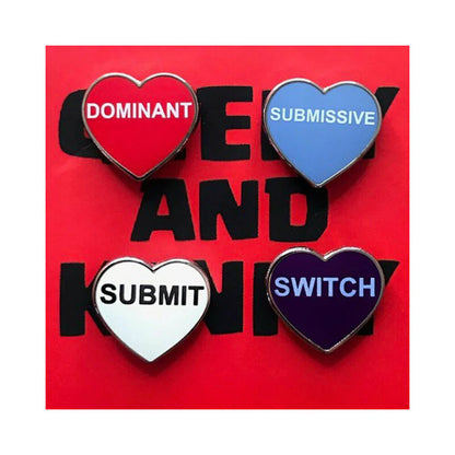 Kinky Hearts Series 5 Enamel Pin Set