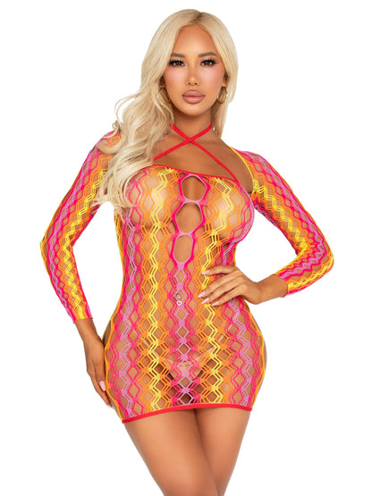 Eyes On Me Dress & Shrug Set