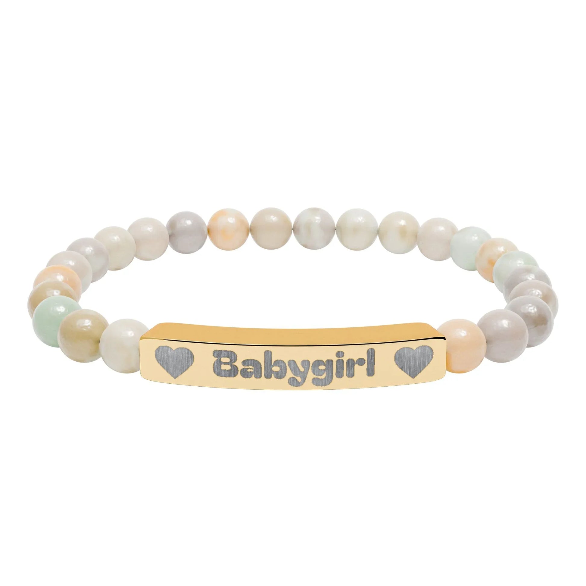Babygirl Natural Stone Bracelet (Colors) - Puppy's Aesthetics