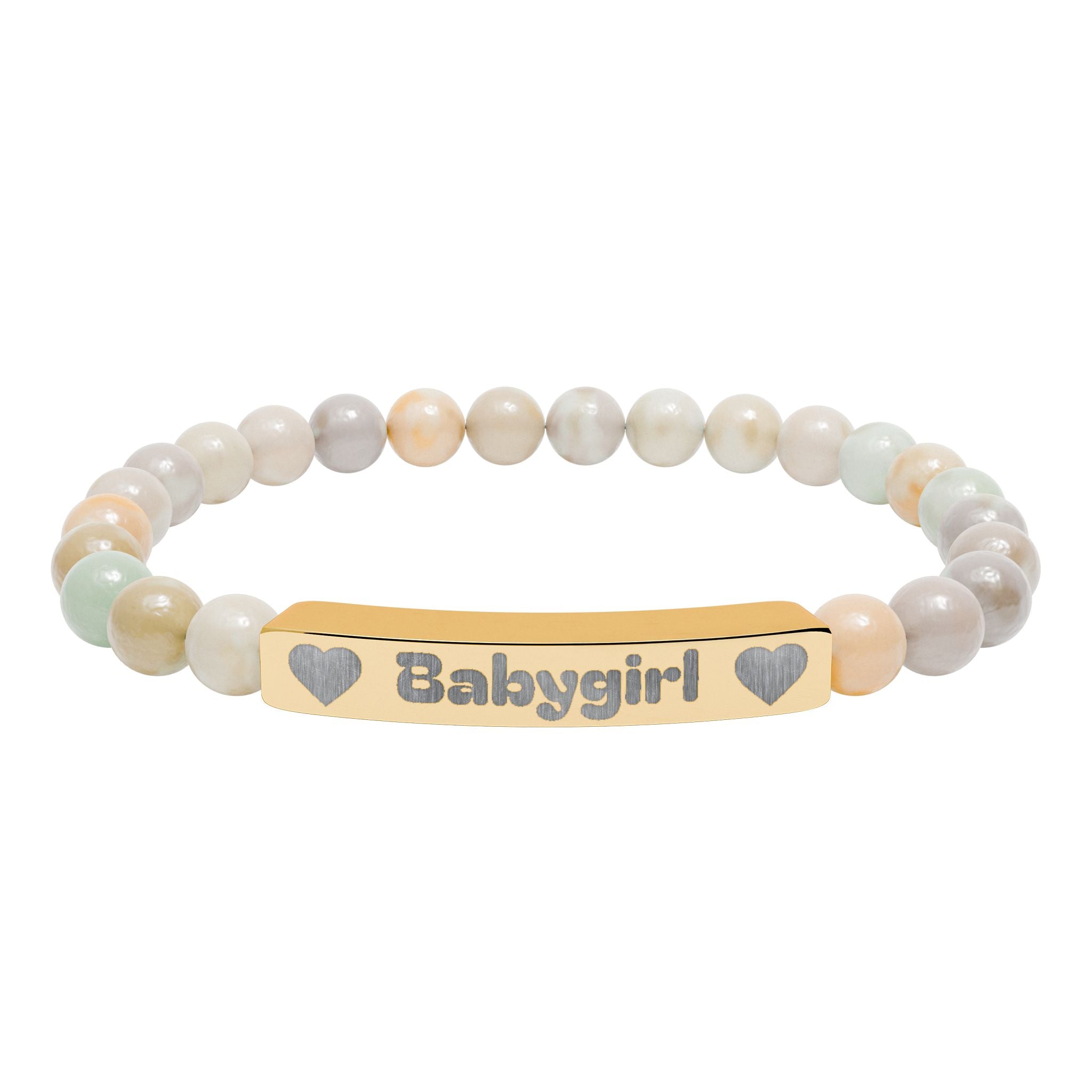 Babygirl Natural Stone Bracelet (Colors)
