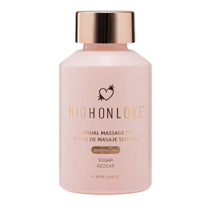 HighOnLove CBD Sensual Massage Oil - Sugar High
