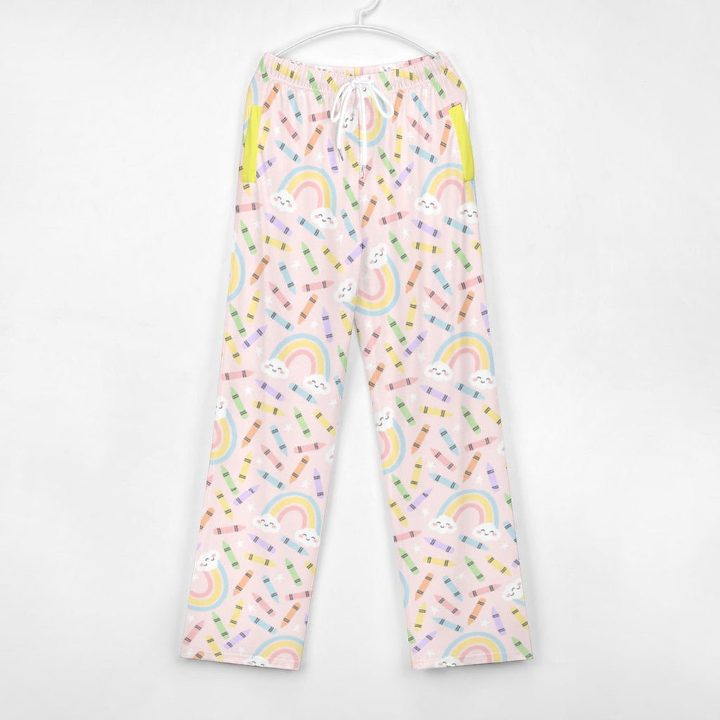 Rainbows & Crayons Unisex Cozy Pants