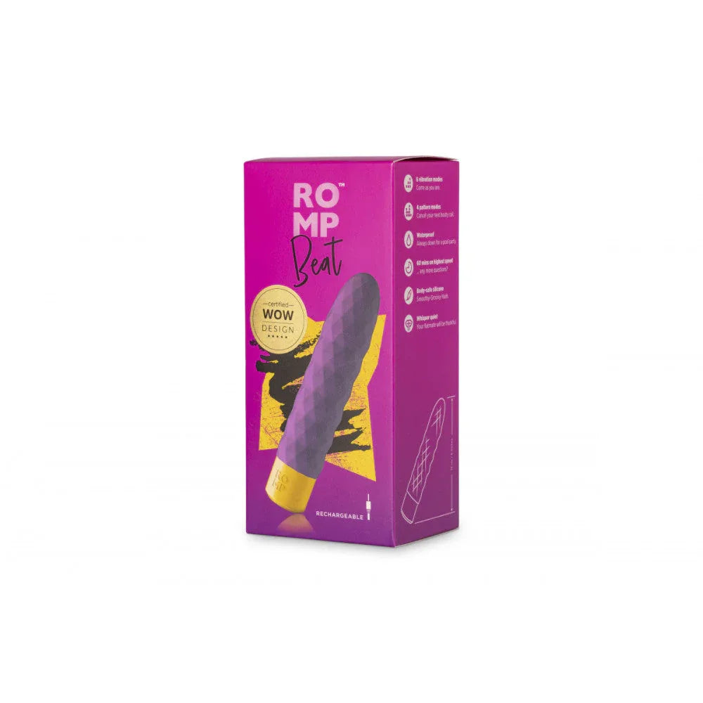 ROMP Beat Purple Bullet Vibrator - Puppy's Aesthetics