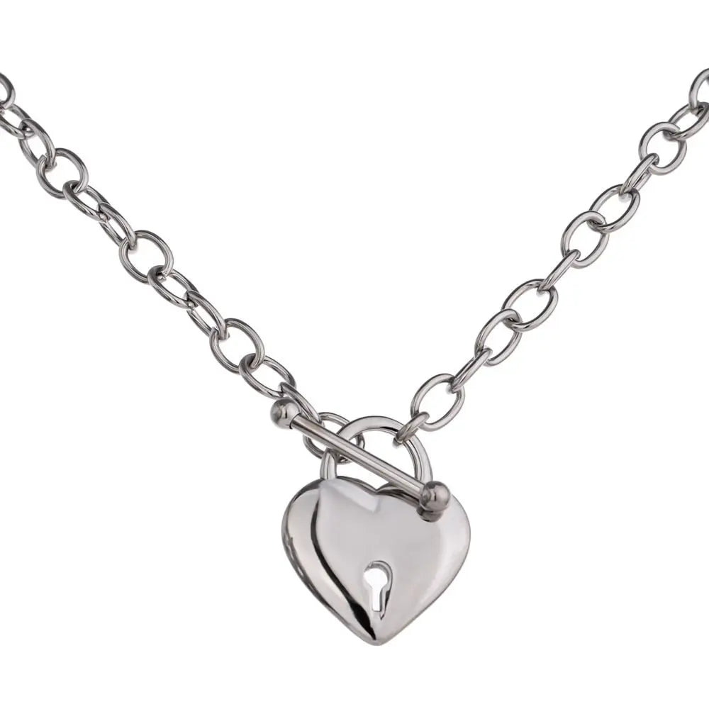 Romantic Heart Day Collar YH157A steel
