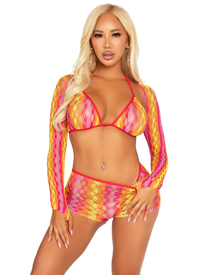 Summer Vibe Bra & Boyshorts Set