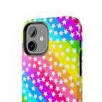Starry Sprinkle Rainbow Tough iPhone Case