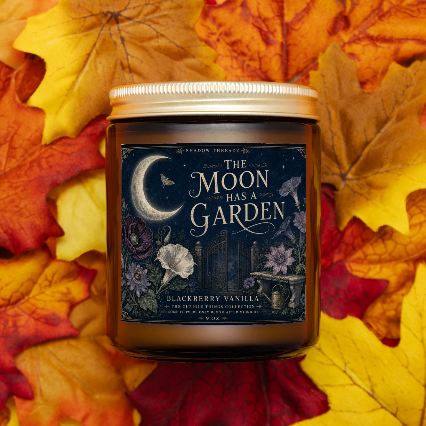The Moon Has a Garden Candle 9oz