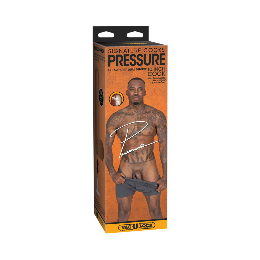 Signature Cocks Pressure 10 " ULTRASKYN Vac-U-Lock Dildo