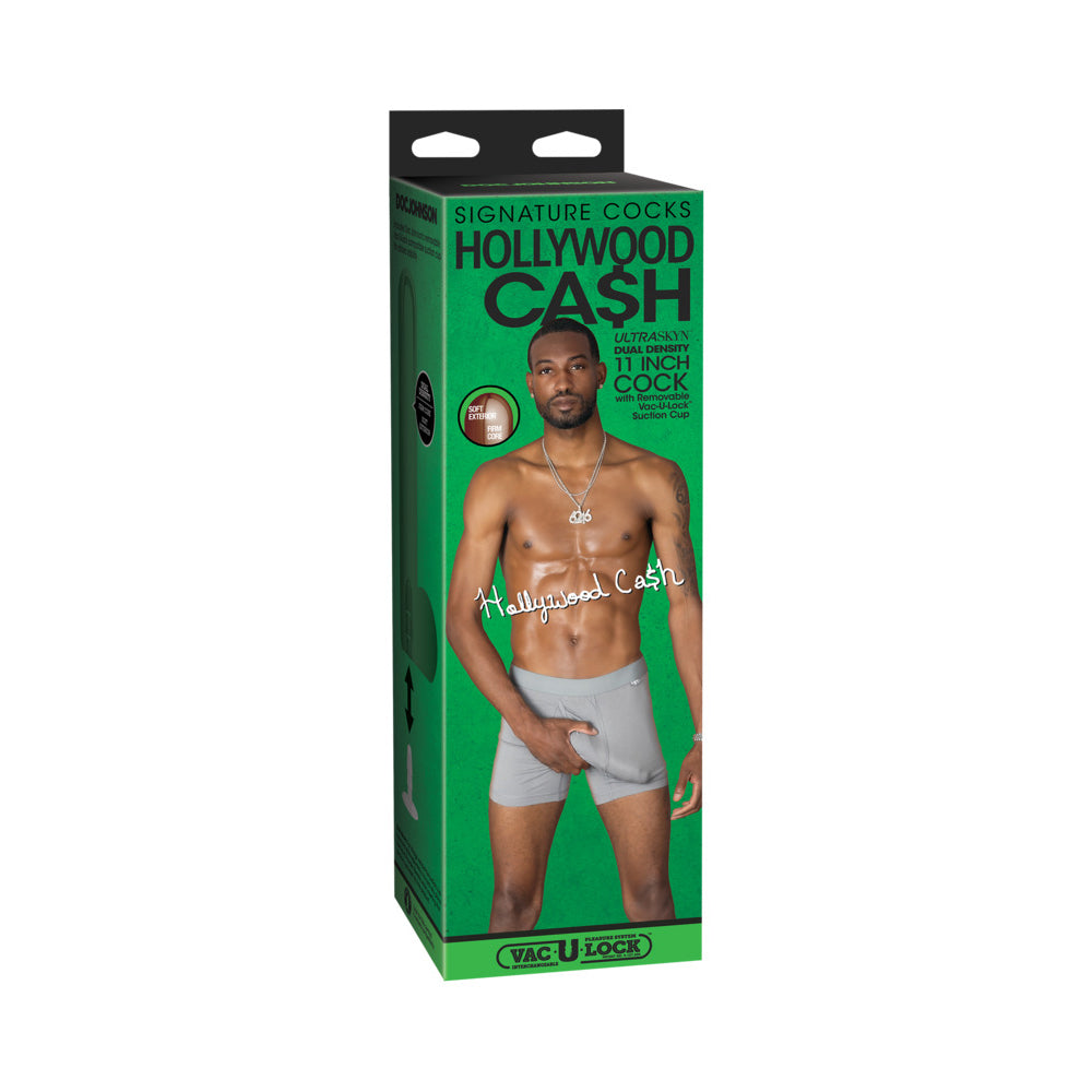 Signature Cocks Hollywood Cash 11 " ULTRASKYN Vac-U-Lock Dildo