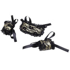 Lace Dreams Blindfold & Cuffs Set - Puppy's Aesthetics