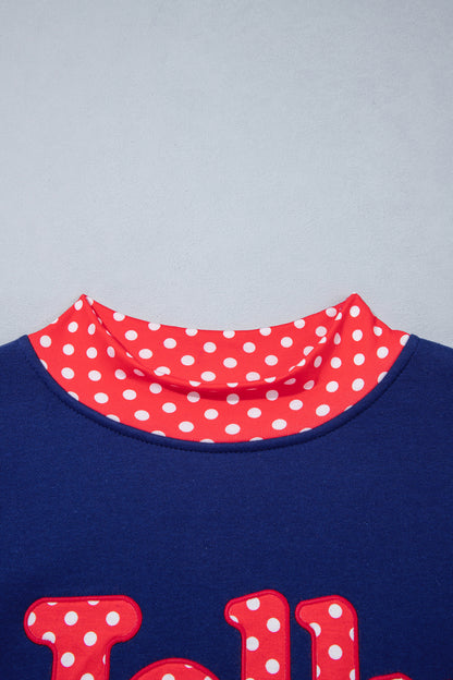 Polka Boo Oversized Sweatshirt