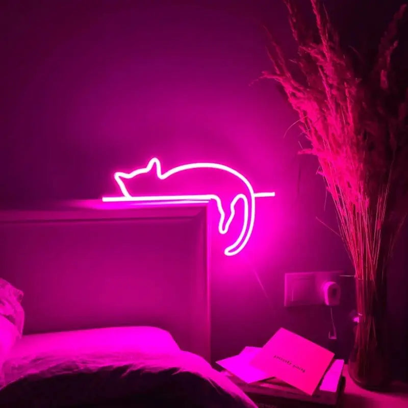 LED Cat Neon Sign