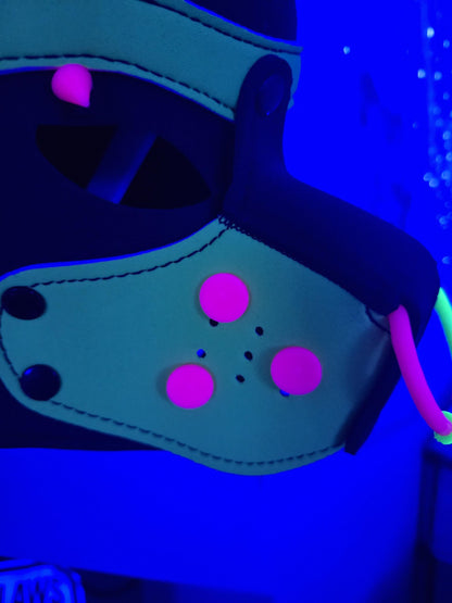 3D Printed Pup Hood Muzzle Spots