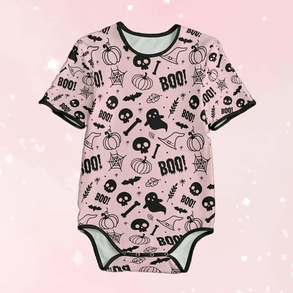 Pink Boo Adult Unisex Onesie - Image #1