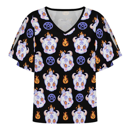 Hexed Cutie Peekaboo Sleeve Tee
