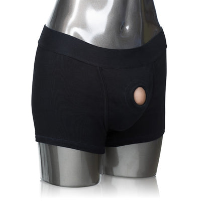 Packer Gear Boxer Brief Harness - Extra Small/Small - Black