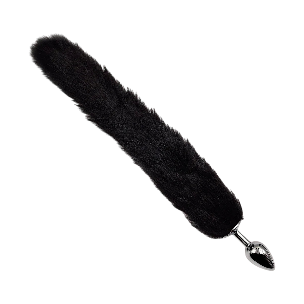Midnight Mischief Fox Tail Steel Plug