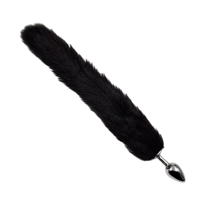Midnight Mischief Fox Tail Steel Plug