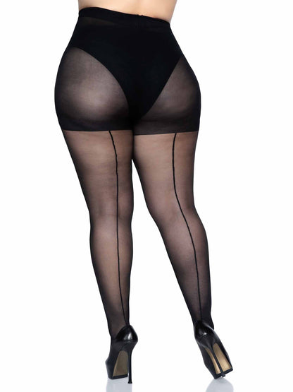 Cadi Sheer Backseam Pantyhose