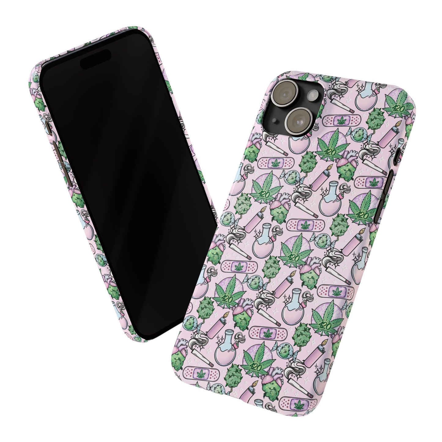 Cute Cannabis iPhone Slim Case